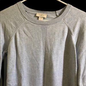 Loft tie up long sleeve sweater